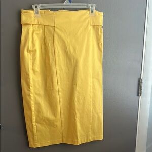 Yellow Women's Skirt